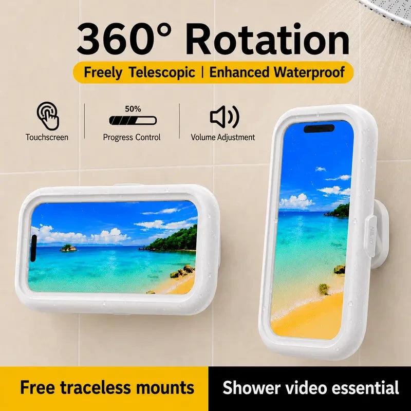 Waterproof Shower Phone Holder