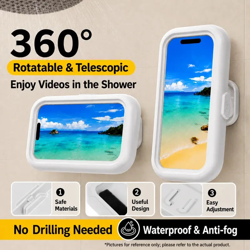 Waterproof Shower Phone Holder